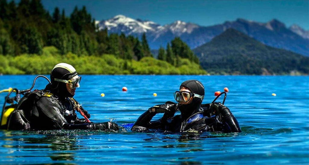 buceo en bariloche